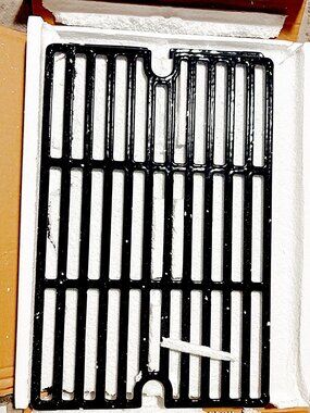 Cast Iron Grill Grates 16.5” Set of 2 Fits Charbroil Kenmore 24”